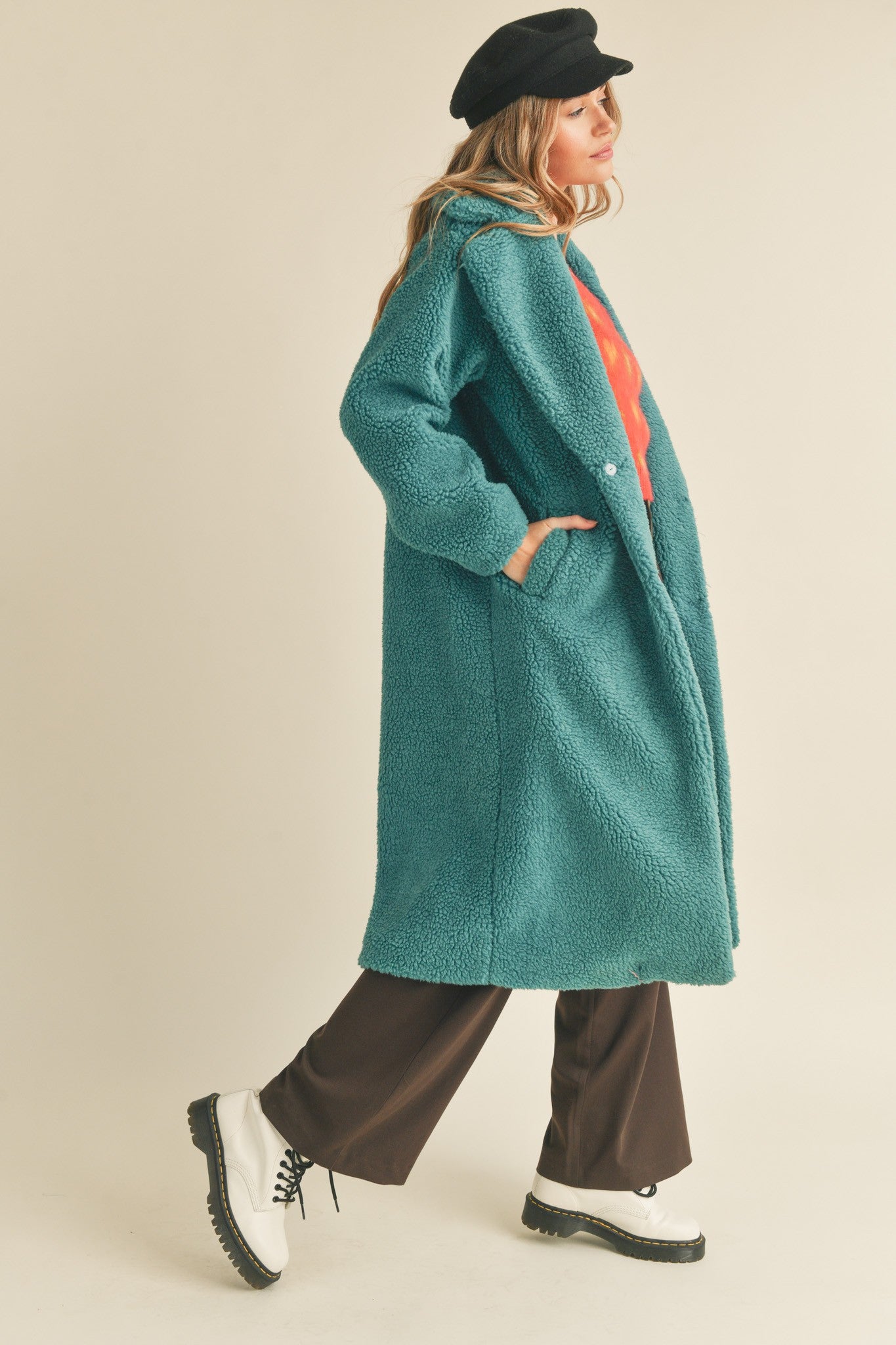 Full Length Teddy Coat