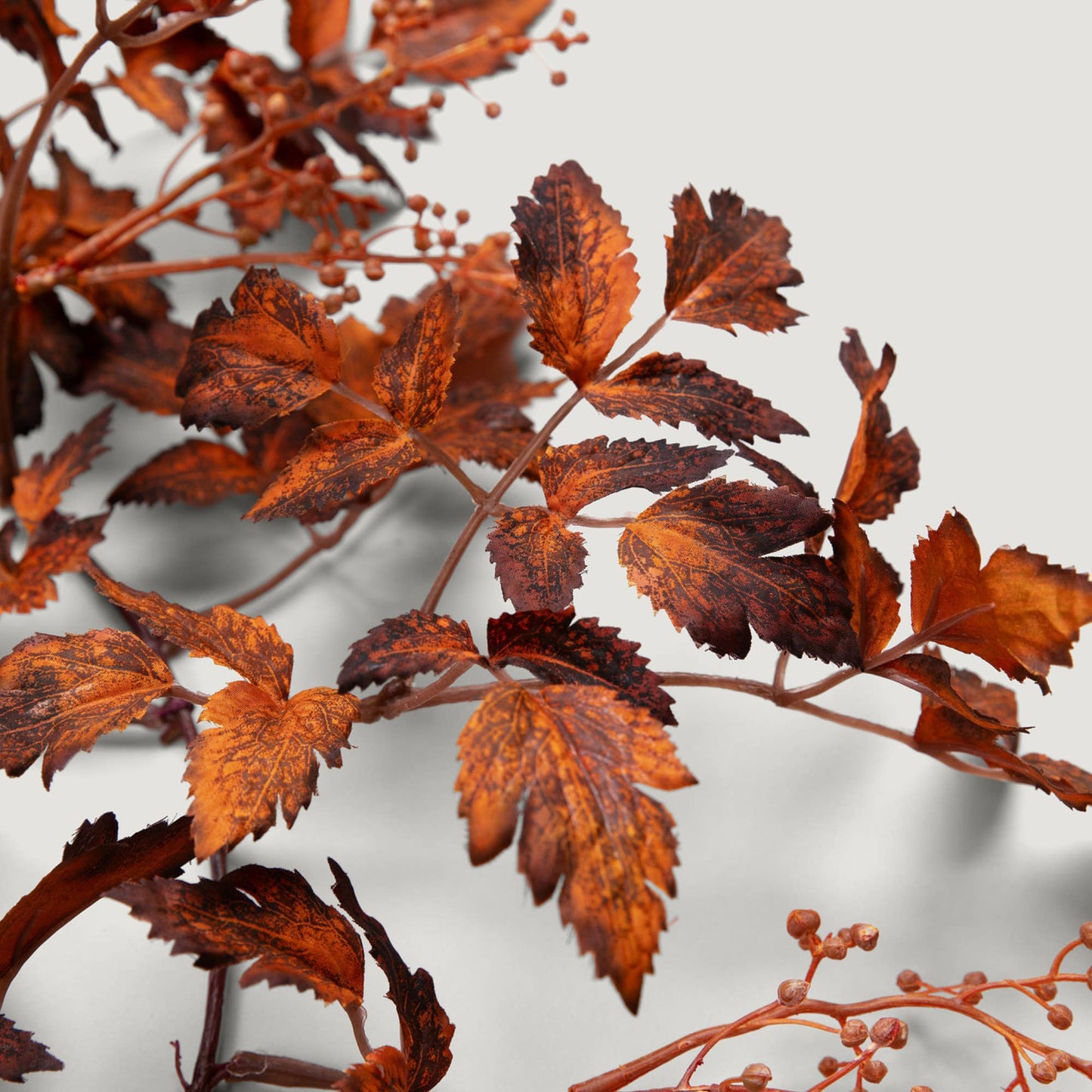 Brown Artificial Cimicifuga Seeded Garland - 6'