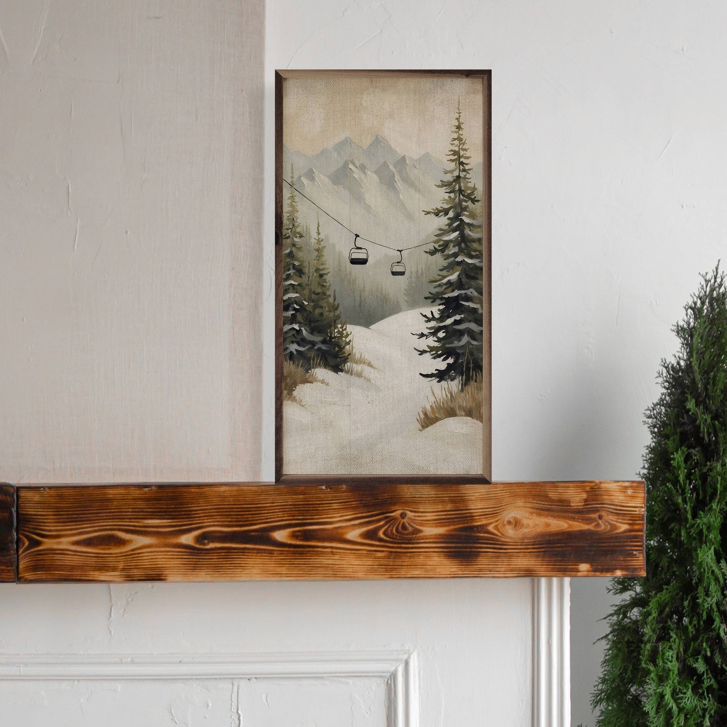 Mountain Pines Ski Lift: 12x24