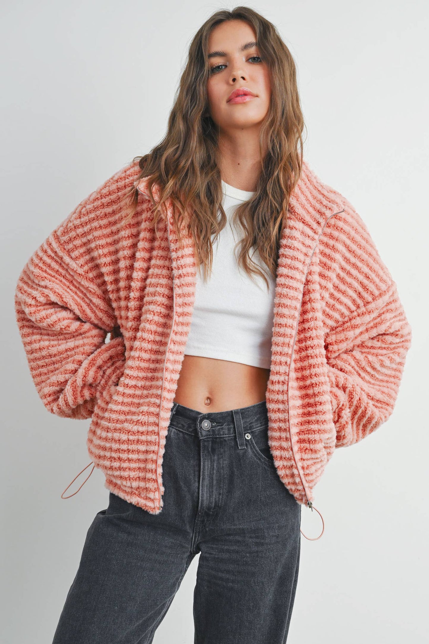 Fall Collared Puffer Jacket - BMJ7497: CHARCOAL / M