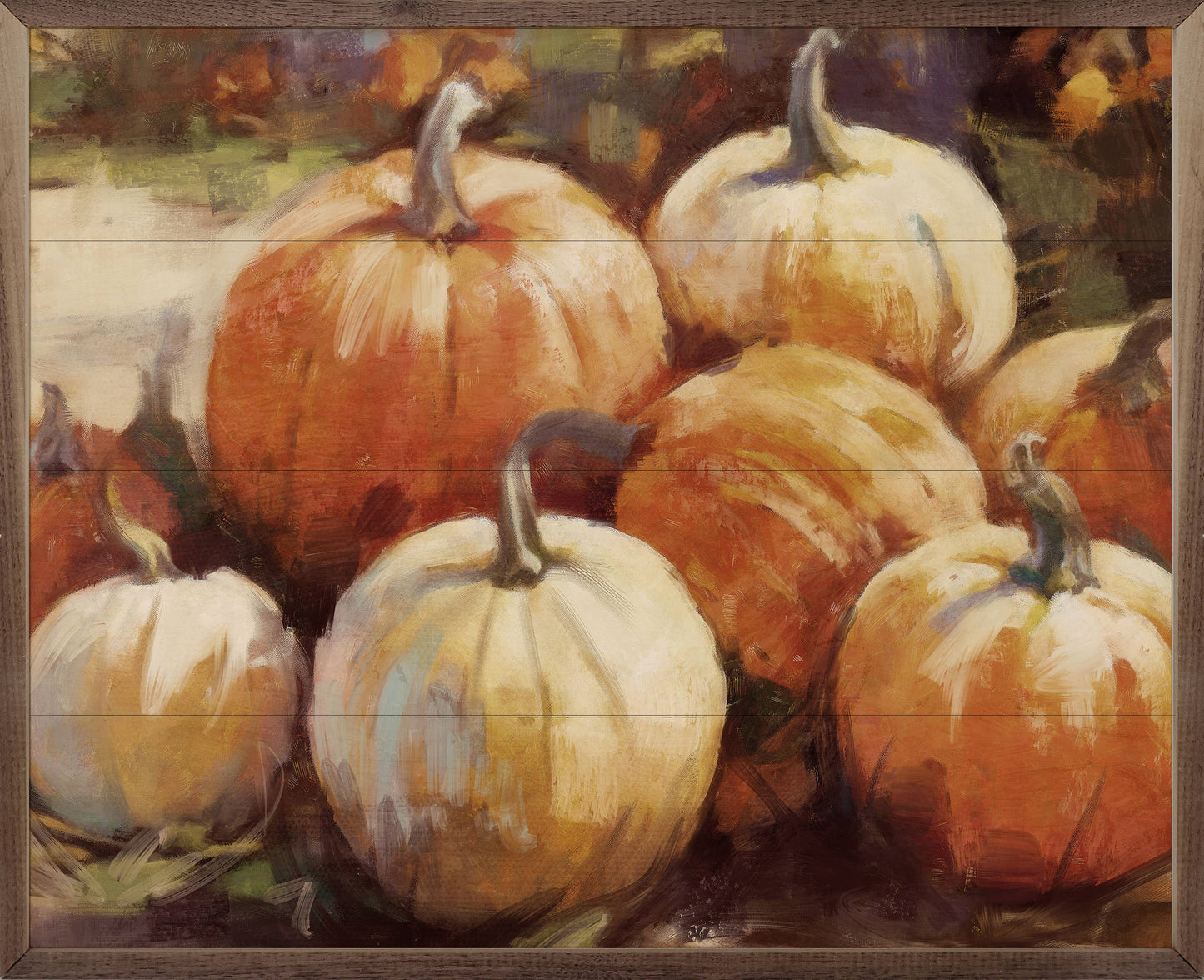 Vintage Pumpkins 1 By Nina Blue: 10 x 8 x 1.5