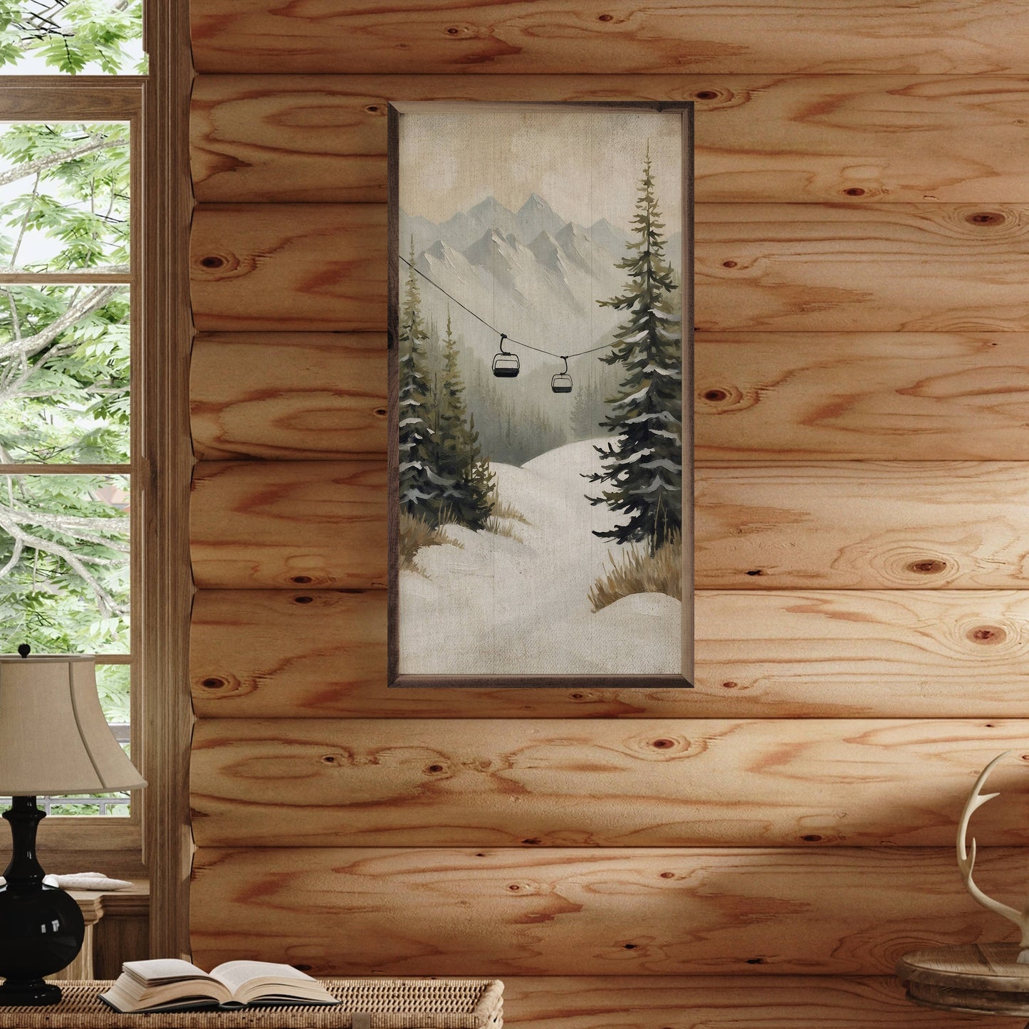 Mountain Pines Ski Lift: 8x16