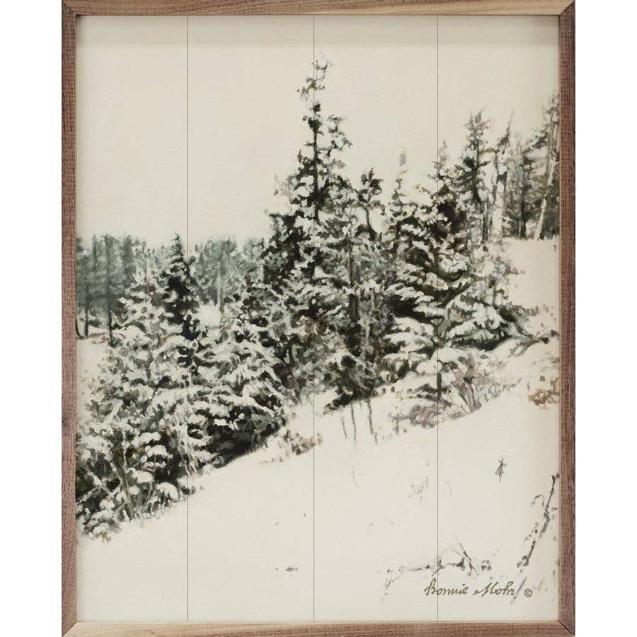 Grouping Of Winter Trees: 8 x 10 x 1.5