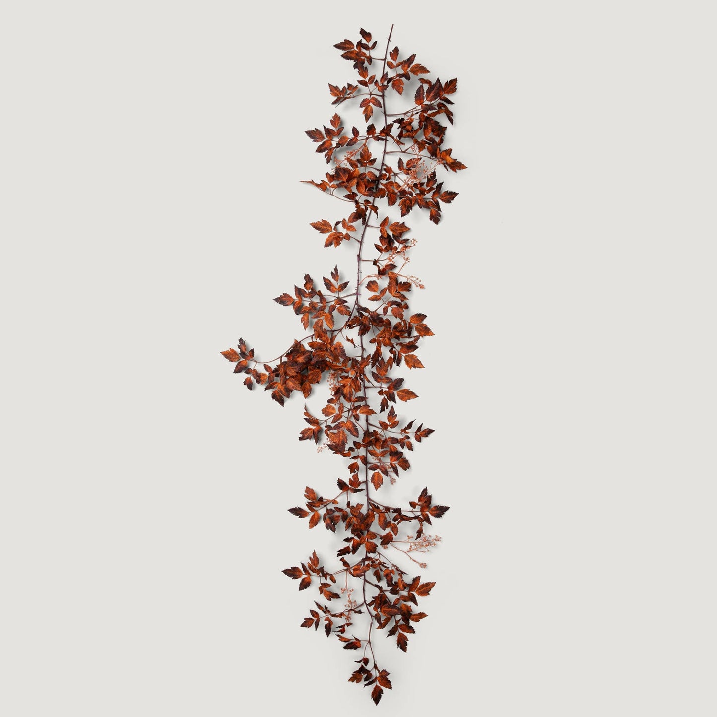 Brown Artificial Cimicifuga Seeded Garland - 6'